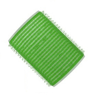 Self Gripping 48mm Velcro Rollers - Green 12pk